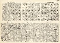 Waupaca County - St. Lawrence, Wyoming, Farmington, Mukwa, Matteson, Iola, Wisconsin State Atlas 1930c